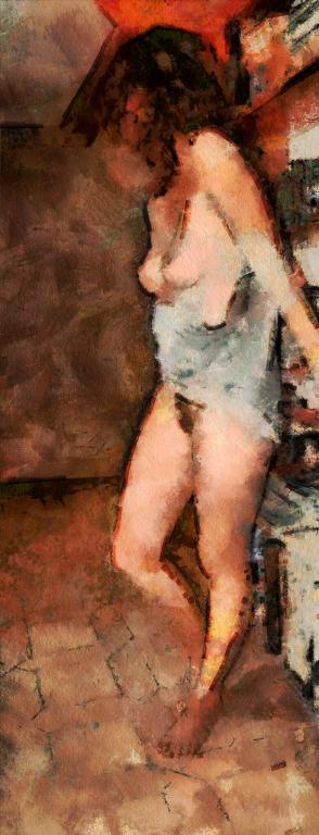 Peinture Huile Cézanne 003 Ayako ©AbsurdePhoton